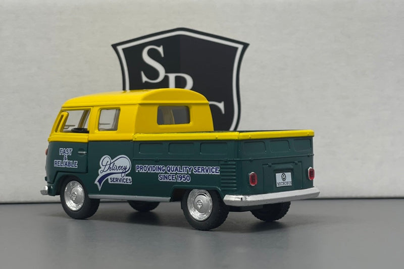 Volkswagen Bus Double Cab Pickup - Kinsmart 1:34 Diecast