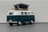 Volkswagen Classical Bus with Surfboard - Kinsmart 1:32 Diecast