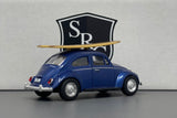 Volkswagen Classical Beetle with Surfboard - Kinsmart 1:32 Diecast