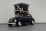 Volkswagen Classical Beetle with Surfboard - Kinsmart 1:32 Diecast