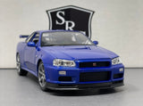 Nissan Skyline GTR R34 - Welly 1:24 Diecast