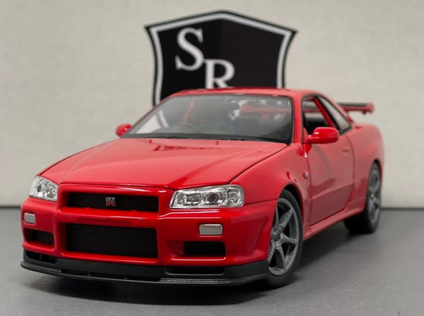 Nissan Skyline GTR R34 - Welly 1:24 Diecast