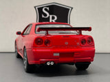 Nissan Skyline GTR R34 - Welly 1:24 Diecast