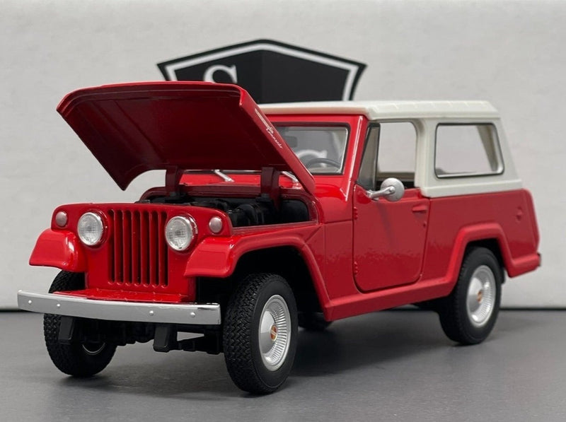 Jeep Jeepster Commando - Welly 1:24 Diecast